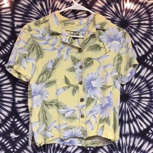 Yellow Hawaiian shirt